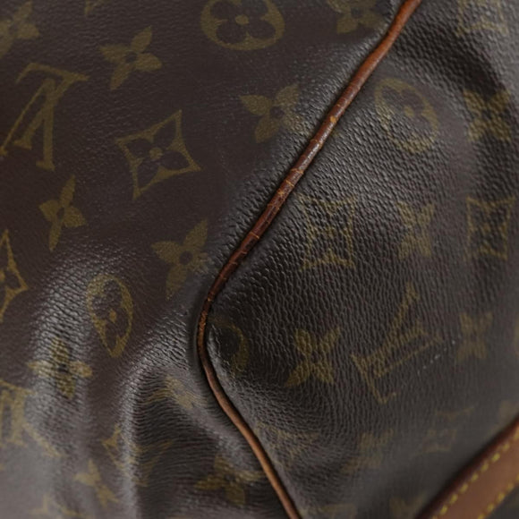 LOUIS VUITTON Monogram Keepall Bandouliere 60 Boston Bag M41412 LV Auth BA7613