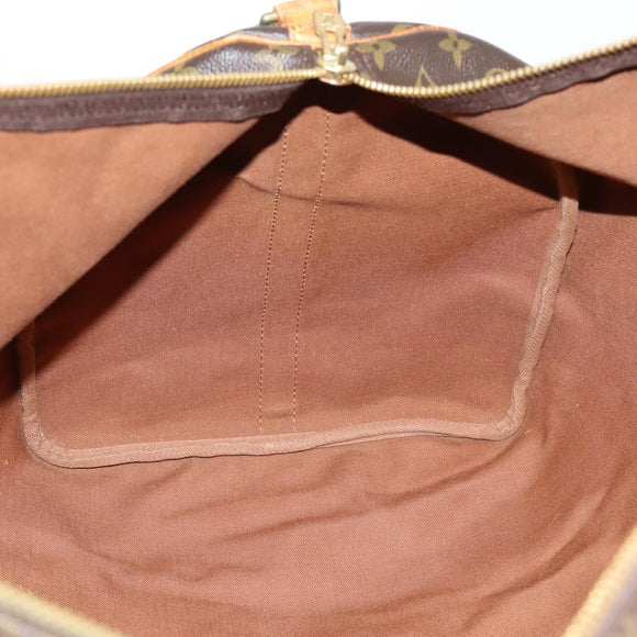LOUIS VUITTON Monogram Keepall Bandouliere 60 Boston Bag M41412 LV Auth BA7613