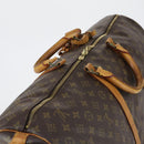 LOUIS VUITTON Monogram Keepall Bandouliere 60 Boston Bag M41412 LV Auth BA7613-6