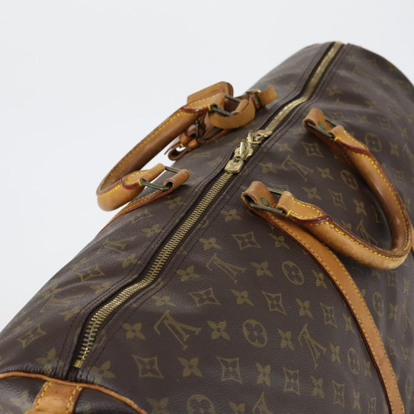 LOUIS VUITTON Monogram Keepall Bandouliere 60 Boston Bag M41412 LV Auth BA7613