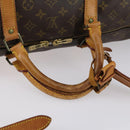 LOUIS VUITTON Monogram Keepall Bandouliere 60 Boston Bag M41412 LV Auth BA7613-8
