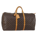 LOUIS VUITTON Monogram Keepall 60 Boston Bag M41422 LV Auth BA7615-1