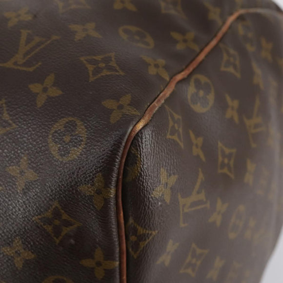 LOUIS VUITTON Monogram Keepall 60 Boston Bag M41422 LV Auth BA7615