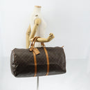 LOUIS VUITTON Monogram Keepall 60 Boston Bag M41422 LV Auth BA7615-23