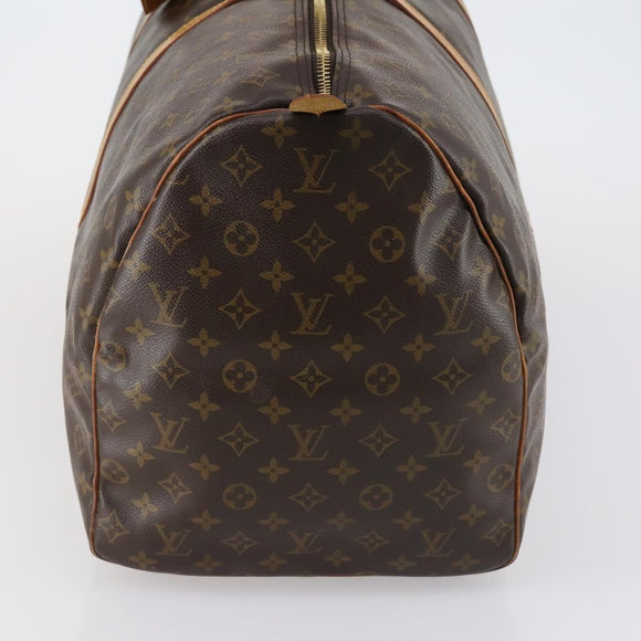 LOUIS VUITTON Monogram Keepall 60 Boston Bag M41422 LV Auth BA7615