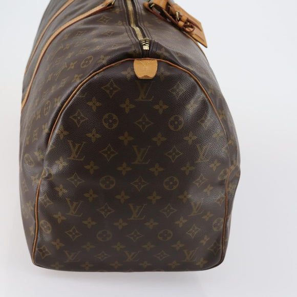 LOUIS VUITTON Monogram Keepall 60 Boston Bag M41422 LV Auth BA7615