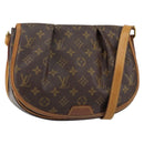 LOUIS VUITTON Monogram Menilmontant PM Shoulder Bag M40474 LV Auth BA7616-1