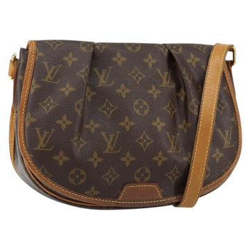 LOUIS VUITTON Monogram Menilmontant PM Shoulder Bag M40474 LV Auth BA7616