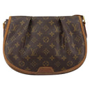 LOUIS VUITTON Monogram Menilmontant PM Shoulder Bag M40474 LV Auth BA7616-13