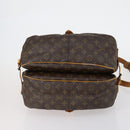 LOUIS VUITTON Monogram Saumur 35 Shoulder Bag M42254 LV Auth BA7620-10