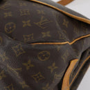 LOUIS VUITTON Monogram Saumur 35 Shoulder Bag M42254 LV Auth BA7620-13