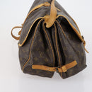 LOUIS VUITTON Monogram Saumur 35 Shoulder Bag M42254 LV Auth BA7620-4