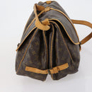 LOUIS VUITTON Monogram Saumur 35 Shoulder Bag M42254 LV Auth BA7620-5
