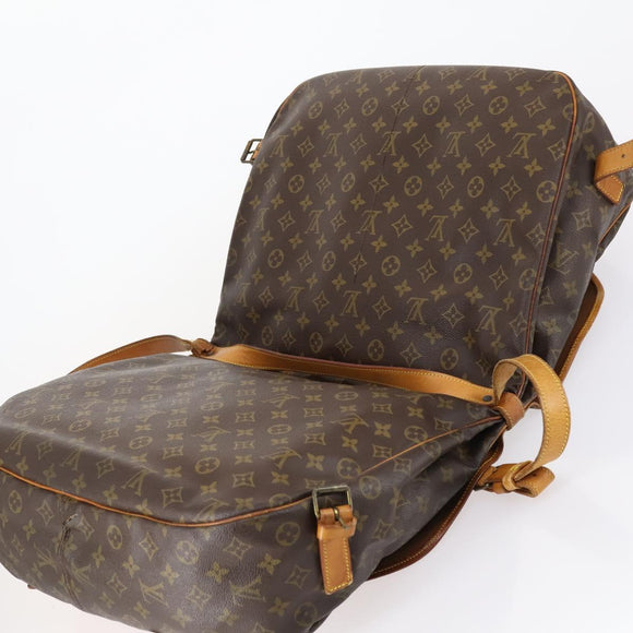 LOUIS VUITTON Monogram Saumur 43 Shoulder Bag M42252 LV Auth BA7621