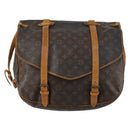 LOUIS VUITTON Monogram Saumur 43 Shoulder Bag M42252 LV Auth BA7621-2