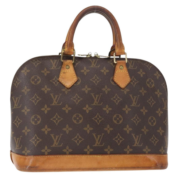 LOUIS VUITTON Monogram Alma Hand Bag M51130 LV Auth BA7630