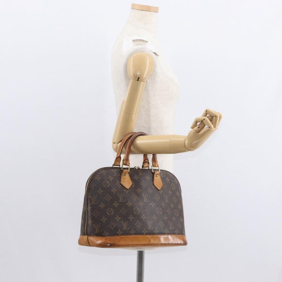 LOUIS VUITTON Monogram Alma Hand Bag M51130 LV Auth BA7630