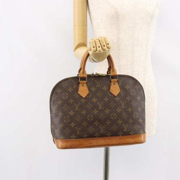 LOUIS VUITTON Monogram Alma Hand Bag M51130 LV Auth BA7631