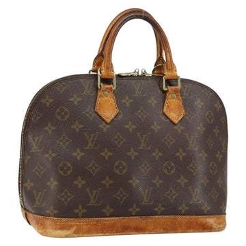 LOUIS VUITTON Monogram Alma Hand Bag M51130 LV Auth BA7632