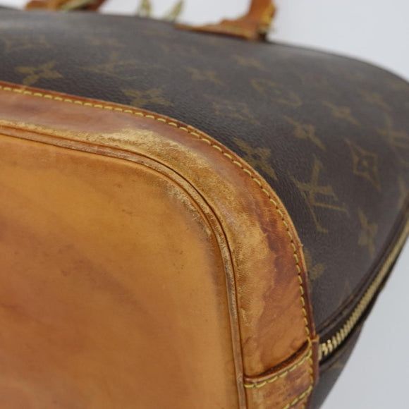 LOUIS VUITTON Monogram Alma Hand Bag M51130 LV Auth BA7632