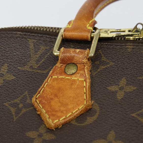 LOUIS VUITTON Monogram Alma Hand Bag M51130 LV Auth BA7632