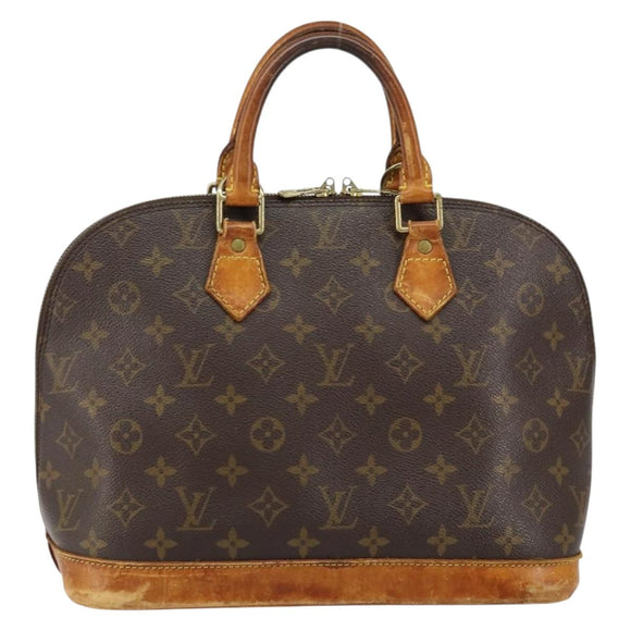 LOUIS VUITTON Monogram Alma Hand Bag M51130 LV Auth BA7632