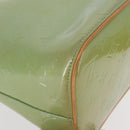 LOUIS VUITTON Monogram Vernis Houston Hand Bag Baby Blue M91005 LV Auth BA7640-8