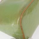 LOUIS VUITTON Monogram Vernis Houston Hand Bag Baby Blue M91005 LV Auth BA7640-16