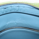 LOUIS VUITTON Monogram Vernis Houston Hand Bag Baby Blue M91005 LV Auth BA7640-9
