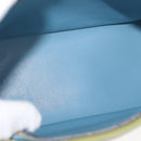 LOUIS VUITTON Monogram Vernis Houston Hand Bag Baby Blue M91005 LV Auth BA7640-10