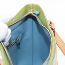 LOUIS VUITTON Monogram Vernis Houston Hand Bag Baby Blue M91005 LV Auth BA7640-19