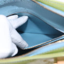 LOUIS VUITTON Monogram Vernis Houston Hand Bag Baby Blue M91005 LV Auth BA7640-22