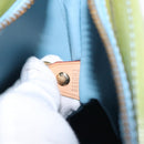 LOUIS VUITTON Monogram Vernis Houston Hand Bag Baby Blue M91005 LV Auth BA7640-11