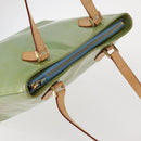 LOUIS VUITTON Monogram Vernis Houston Hand Bag Baby Blue M91005 LV Auth BA7640-6