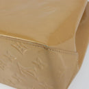 LOUIS VUITTON Monogram Vernis Reade PM Hand Bag Noisette M91334 LV Auth BA7642-17