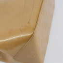 LOUIS VUITTON Monogram Vernis Reade PM Hand Bag Noisette M91334 LV Auth BA7642-18