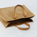 LOUIS VUITTON Monogram Vernis Reade PM Hand Bag Noisette M91334 LV Auth BA7642-6