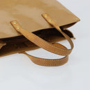 LOUIS VUITTON Monogram Vernis Reade PM Hand Bag Noisette M91334 LV Auth BA7642-7