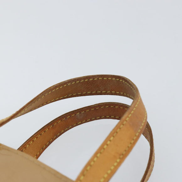 LOUIS VUITTON Monogram Vernis Reade PM Hand Bag Noisette M91334 LV Auth BA7642