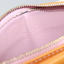 LOUIS VUITTON Vernis Motto Accessory Pouch Marshmallow Pink M91312 Auth BA7644-19
