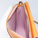 LOUIS VUITTON Vernis Motto Accessory Pouch Marshmallow Pink M91312 Auth BA7644-20