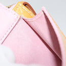 LOUIS VUITTON Vernis Motto Accessory Pouch Marshmallow Pink M91312 Auth BA7644-11