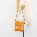 LOUIS VUITTON Vernis Motto Accessory Pouch Marshmallow Pink M91312 Auth BA7644-23