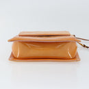 LOUIS VUITTON Vernis Motto Accessory Pouch Marshmallow Pink M91312 Auth BA7644-5