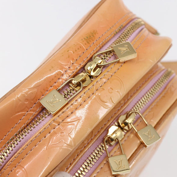 LOUIS VUITTON Monogram Vernis Wooster Bag Marshmallow Pink M91037 LV Auth BA7645