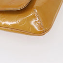 LOUIS VUITTON Monogram Vernis Thompson Street Bag Beige M91301 LV Auth BA7646-15