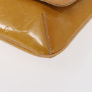 LOUIS VUITTON Monogram Vernis Thompson Street Bag Beige M91301 LV Auth BA7646-16