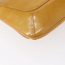 LOUIS VUITTON Monogram Vernis Thompson Street Bag Beige M91301 LV Auth BA7646-17