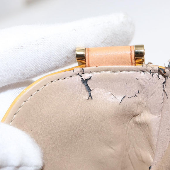 LOUIS VUITTON Monogram Vernis Thompson Street Bag Beige M91301 LV Auth BA7646