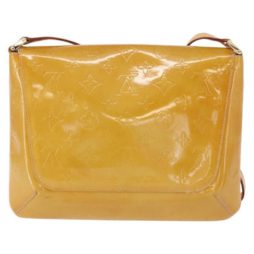 LOUIS VUITTON Monogram Vernis Thompson Street Bag Beige M91301 LV Auth BA7646 - 0